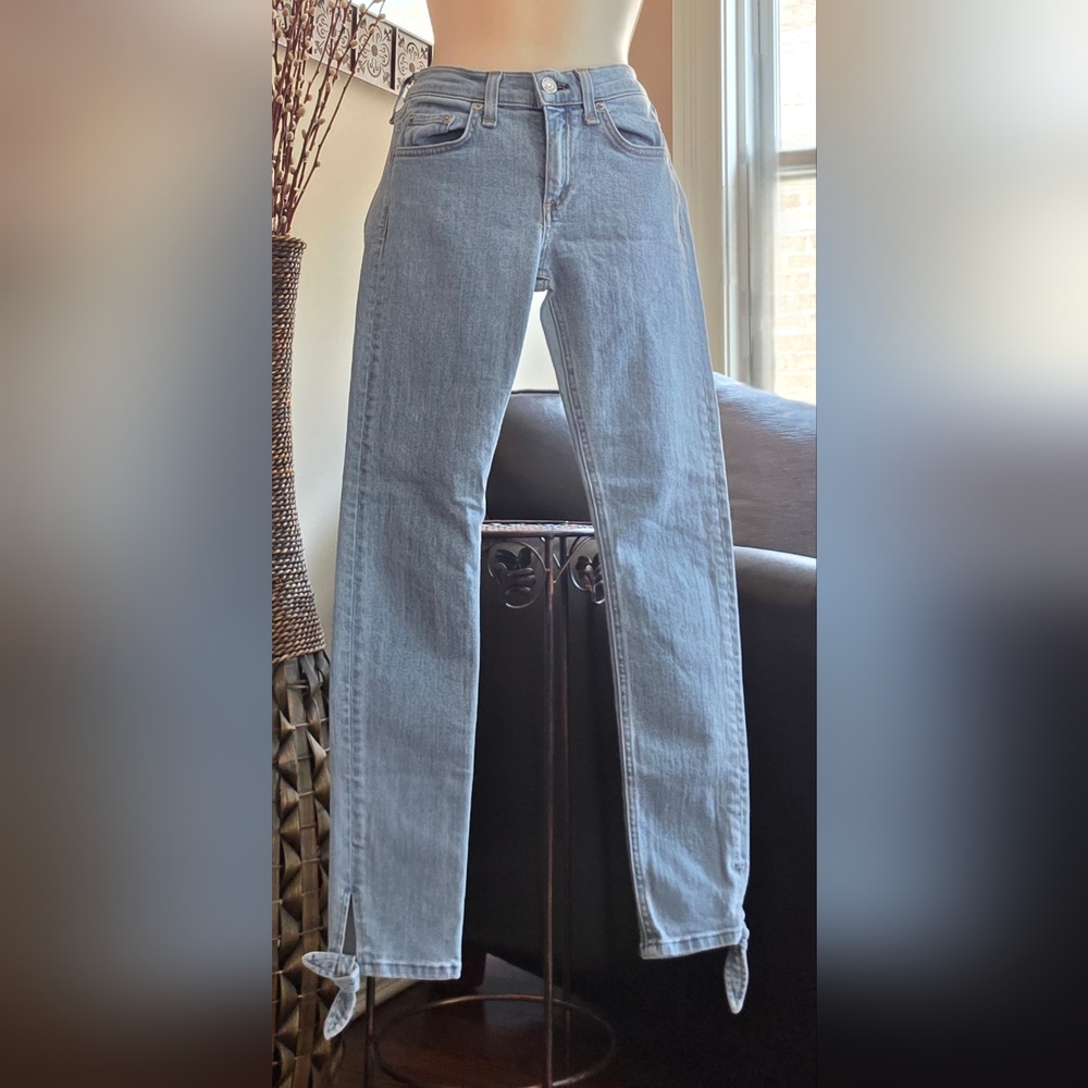 rag & bone Light Blue Jeans (Bow @ Ankle)